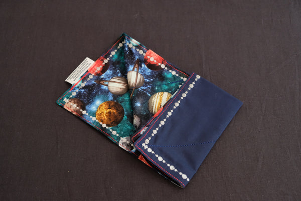 Space Cadet Embroidered (Cotton Fabric)