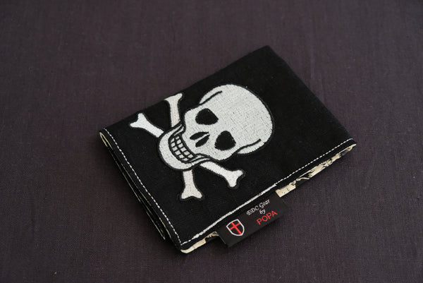 Dead Head Rock V.2 Embroidered Skull (Cotton-Linen Fabric)